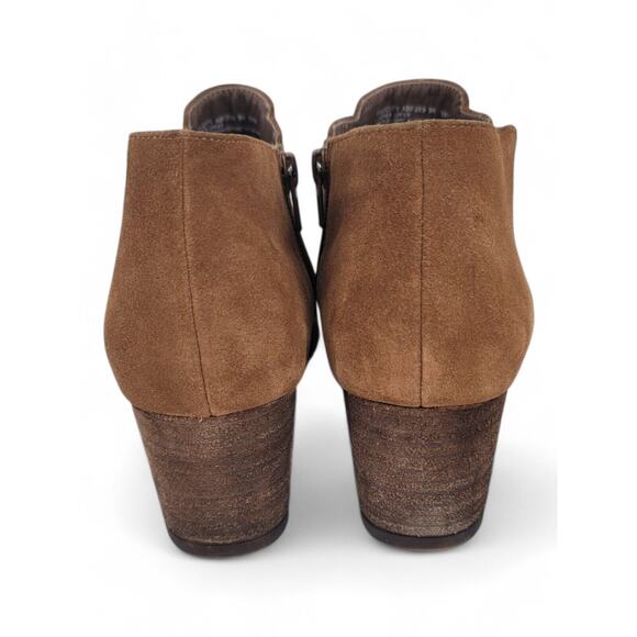 ABEO Felicity Brown Suede Ankle Booties Womens Size 9 N Orthotic Support Comfort - Picture 6 of 7